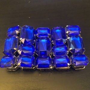 Ocean blue beaded bracelet